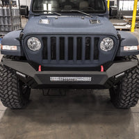 Road Armor 18-20 Jeep Wrangler JL SPARTAN Bolt-On Front Bumper Skid Plate Guard - Tex Blk