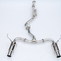 Invidia 2022+ Subaru WRX N1 Twin Outlet Single Layer SS Tip Cat-Back Exhaust