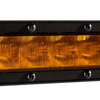 Diode Dynamics 12 In LED Light Bar Single Row Straight - Amber Driving (Pair) Stage Series