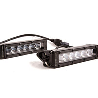 Diode Dynamics 6 In LED Light Bar Single Row Straight SS6 - White Wide Light Bar (Pair)