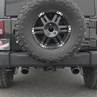 aFe Rebel Series 2.5in 409 SS Cat-Back Exhaust w/ Black Tips 2007+ Jeep Wrangler (JK) V6 3.6L/3.8L