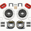 Wilwood Dynapro Lug Mount P/S Park Brake Kit Drilled Red Big Ford New 2.38in Off Bronco 5 x 5.50