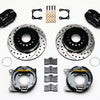 Wilwood Forged Dynalite P/S Park Brake Kit Drilled Chevy 12 Bolt-Spec 3.15in Brng Stggrd mt