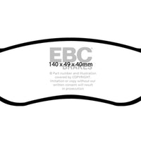 EBC 02-07 Jeep Liberty 2.4 Extra Duty Rear Brake Pads