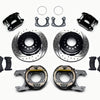 Wilwood D154 P/S Park Brake Kit Drilled New Big Ford 2.50in Off Front Mount