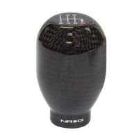 NRG Shift Knob 42mm - Black Carbon Fiber (5 Speed)