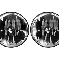 KC HiLiTES 97-06 Jeep TJ/Univ. 7in. Gravity LED H4 DOT Approved Replac. Headlight (Pair Pack System)