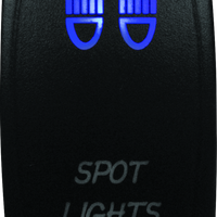 DragonFire Racing Lighted Switch Spot Light On/Off Blue