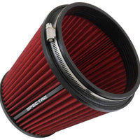 Spectre HPR Conical Air Filter 6in. Flange ID / 7.313in. Base OD / 7in. Tall - Red