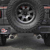 Rebel Series 2.5in 304 SS Cat-Back Exhaust w/ Polished Tips 2018+ Jeep Wrangler (JL) V6 3.6L