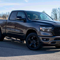 Fishbone Offroad 2019+ Dodge Ram 1500 Quad Cab Oval Side Steps - Black Textured