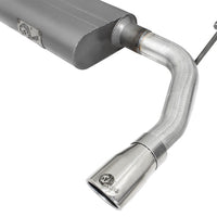 aFe Scorpion 2-1/2in Alum Steel Axle-Back Exhaust w/Polished Tip 07-18 Jeep Wrangler JK V6-3.6/3.8L