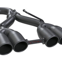 aFe Rebel Series 2.5in. 304 SS C/B Exhaust System 2018 Jeep Wrangler (JL) V6-3.6L - Black Tip