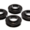 Energy Suspension 97-06 Jeep Wrangler TJ / 84-01 Cherokee Black Fr/Rear Coil Lift Isolator Set of 4