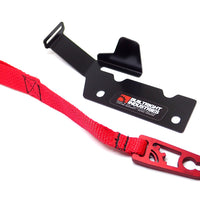 BuiltRight Industries 09-20 Ford F-150/Raptor (09-14 SuperCrew Only) Rear Seat Release - Red Strap