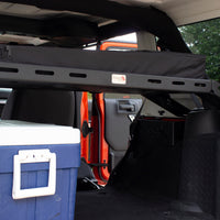 Fishbone Offroad 07-18 Jeep Wrangler JK 4 Door Fisbone Offroad Interior Storage Rack