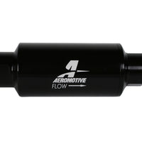 Aeromotive In-Line Filter 10AN 10 Micron Microglass Element Bright-Dip Black 2in OD