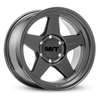 Mickey Thompson Open 5 Black Wheel - 17X9 5X5 BP 4.53in BS -12 Offset 71.6mm Bore