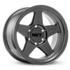 Mickey Thompson Open 5 Black Wheel - 17X9 5X5 BP 4.53in BS -12 Offset 71.6mm Bore