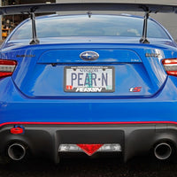 Perrin 13-20 & 2022 Subaru BRZ / 13-16 Scion FRS / 17-20 Toyota 86 Tow Hook Kit (Rear) - Red