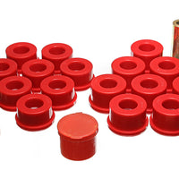 Energy Suspension Control Arm Bushings - Rear - Red