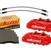 Wilwood 65-67 Ford Mustang D11 Calipers w/Pads and Lines - Red