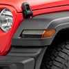 Raxiom 18-23 Jeep Wrangler JL Sport Axial Series SEQL LED Parking/Turn Signal Lights- Smoked