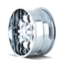 Mayhem 8015 Warrior 20x10 / 8x165.1 BP / -25mm Offset / 130.8mm Hub Chrome Wheel