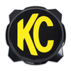 KC HiLiTES 6in. Hard Cover for Gravity Pro6 LED Lights (Single) - Black w/Yellow KC Logo