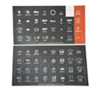 Rywire Switch Panel Keypad Label Sheet