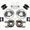 Wilwood D154 P/S Park Brake Kit Jeep Dana 35 2.56 Off 5-lug w/ lines