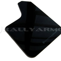 Rally Armor Universal Fit (No Hardware) Black UR Mud Flap w/ Grey Logo