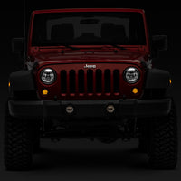 Raxiom 07-18 Jeep Wrangler JK Axial Series LED Amber Turn Signals (Smoked)