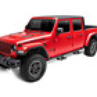 N-Fab RKR Step System 2019 Jeep Wrangler JT 4 Door Truck Full Length - Tex. Black - 1.75in