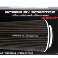 Spectre Adjustable Conical Air Filter 9-1/2in. Tall (Fits 3in. / 3-1/2in. / 4in. Tubes) - Black