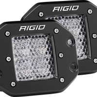 Rigid Industries Dually - Flush Mount - 60 Deg. Lens - Set of 2