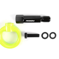 Perrin 2020 Toyota Supra Tow Hook Kit (Front) - Neon Yellow