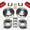 Wilwood Dynapro Low-Profile 11.00in P-Brake Kit - Red Small Ford 2.66in Offset