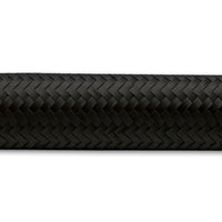 Vibrant -10 AN Black Nylon Braided Flex Hose .56in ID (50 foot roll)