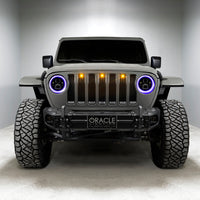 Oracle Jeep Wrangler JL/Gladiator JT 7in. High Powered LED Headlights (Pair) - Dynamic SEE WARRANTY