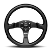 Momo Competition Steering Wheel 350 mm - Black AirLeather/Black Spokes