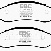 EBC 97-99 Jeep Cherokee 2.5 82mm High Rotors Ultimax2 Front Brake Pads