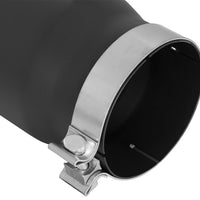 aFe Power MACH Force-Xp 5in In x 6in Out x 15in L Bolt-On 409 SS Exhaust Tip - Black