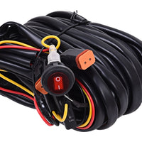 KC HiLiTES Wiring Harness for (2) Backup/Reverse Lights w/2-Pin Deutsch Connectors (110w Max Total)