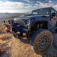 Go Rhino 07-20 Jeep Wrangler JL/JLU/JK/JKU/Gladiator JT Trailline Front Stubby Bumper