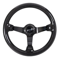 NRG Forged Carbon Fiber Steering Wheel (350mm / 3in. Deep)