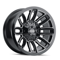 Mayhem 8108 Decoy 20x10 / 6x135 BP / -26mm Offset / 106mm Hub Black w/ Milled Spokes Wheel