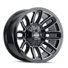 Mayhem 8108 Decoy 20x10 / 6x135 BP / -26mm Offset / 106mm Hub Black w/ Milled Spokes Wheel