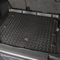 Rugged Ridge Floor Liner Front/Rear/Cargo Black 18-21 Jeep Wrangler JL 4 Dr (Excl. 4XE Models)