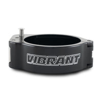 Vibrant 2in O.D. Aluminized HD 2.0 Clamp - Anodized Black (Clamp Only)